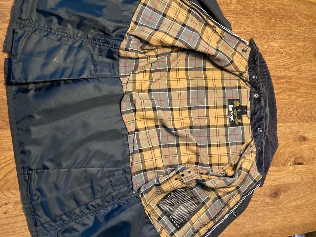 Barbour ネイビー SL BEDALE 34