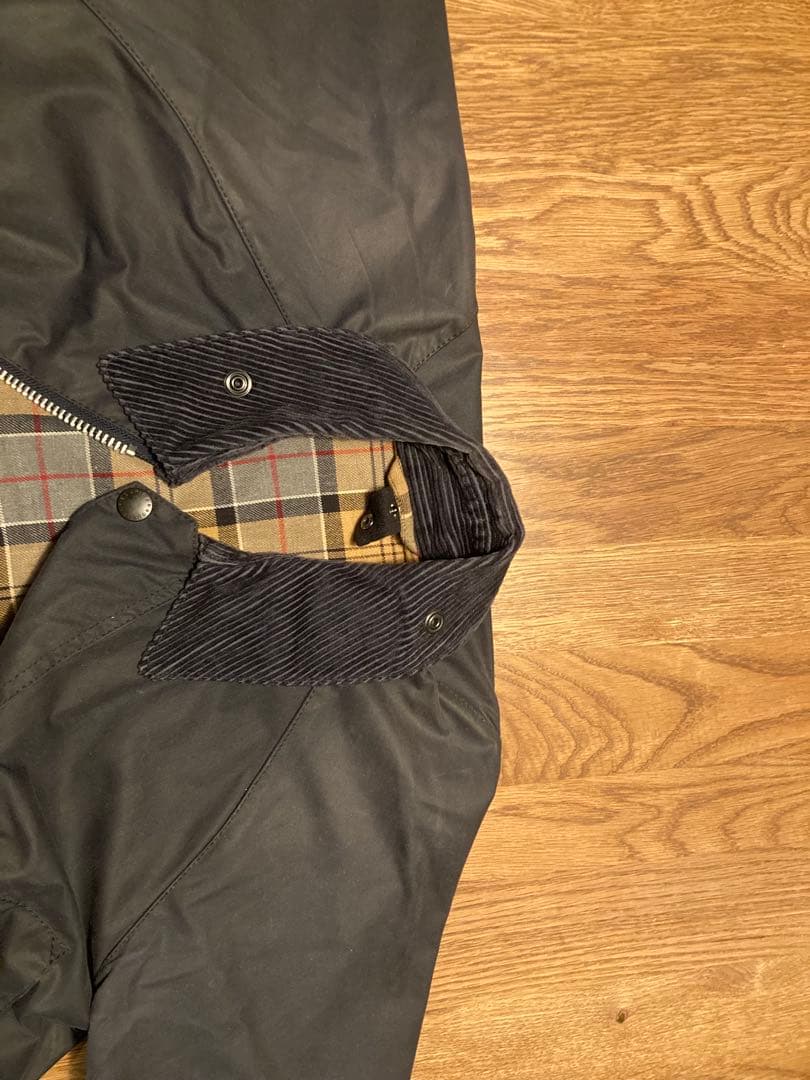 Barbour ネイビー SL BEDALE 34