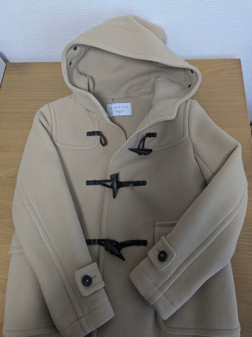 TOMORROWLAND　MACPHEE ベージュ ダッフルコート ウール