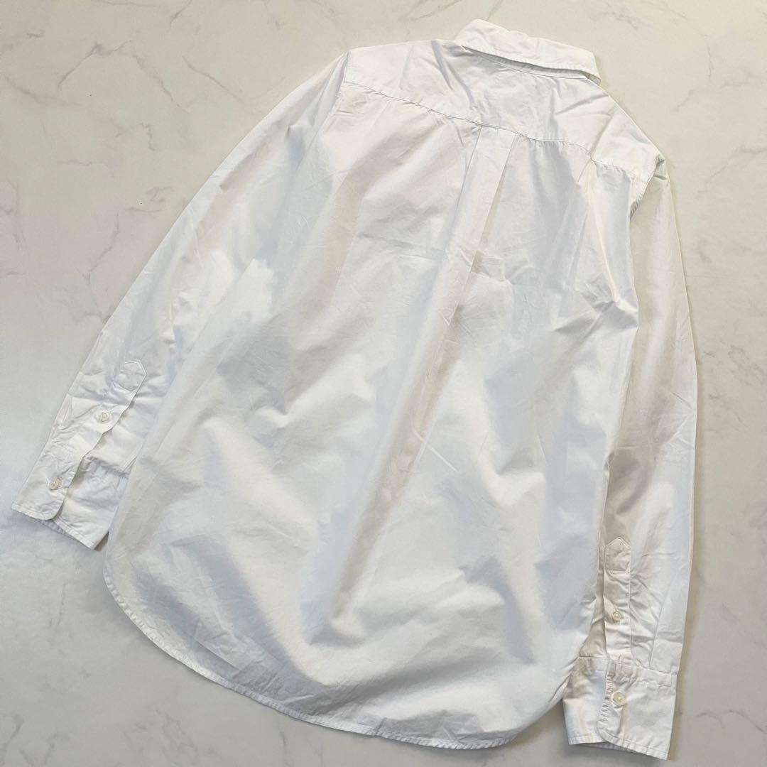 希少02サイズ　マディソンブルー マダムシャツ　B刺繍　ホワイト