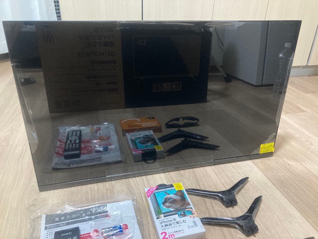 テレビ　wチューナー　外付けHDD(4TB) iPhone iPadミラーリング