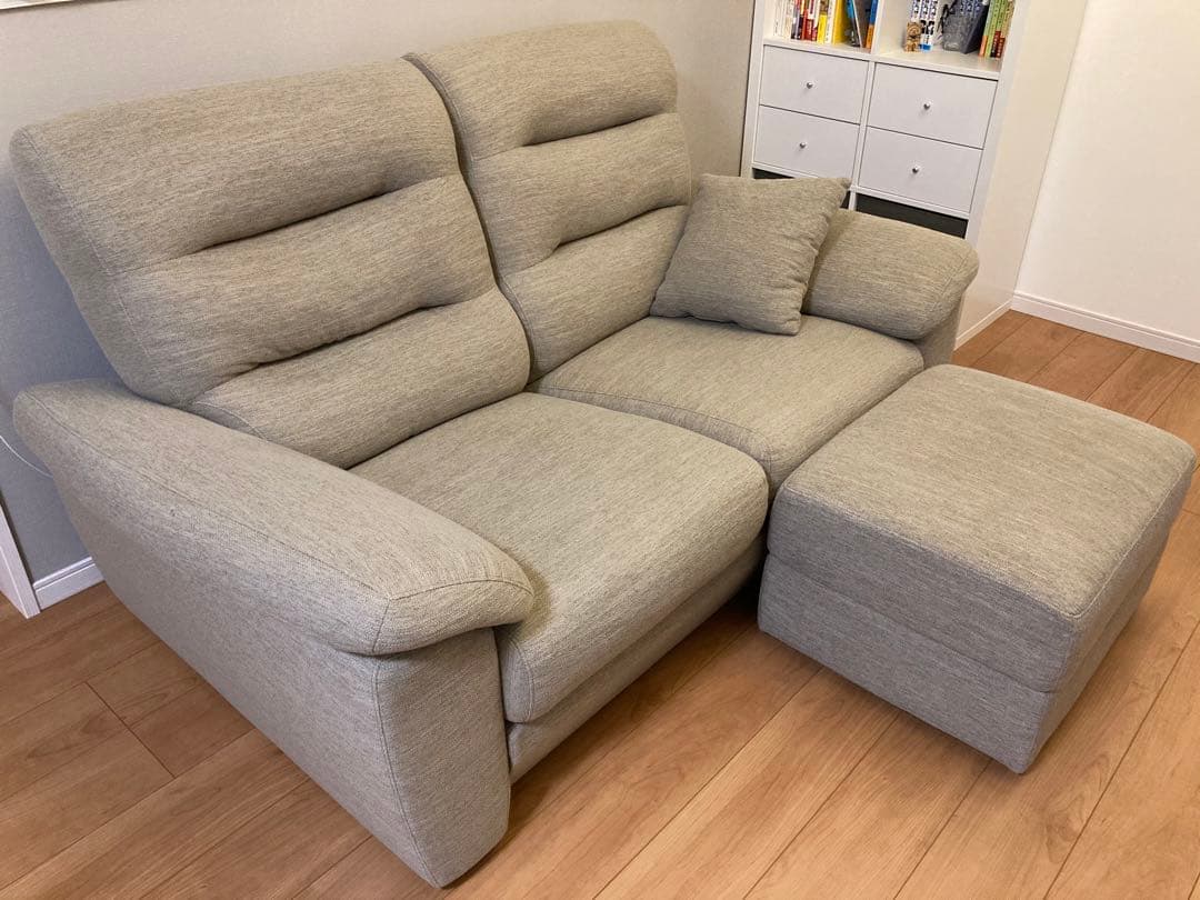 【おまけさん専用】ニトリ　2人掛け布張りソファ　(NポケットA12 H-LO)