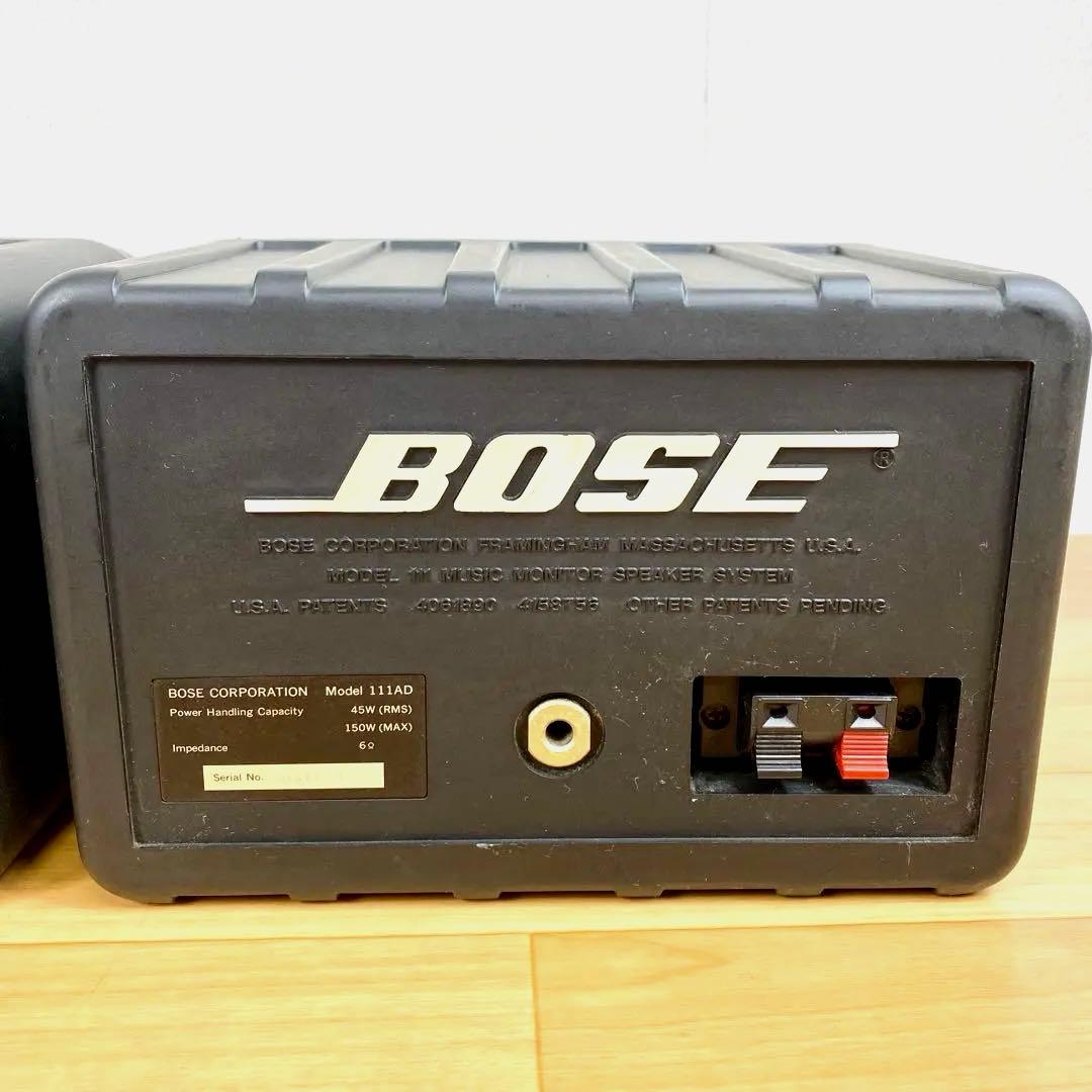 【動作確認済】BOSE 111AD スピーカー ペア シリアル連番