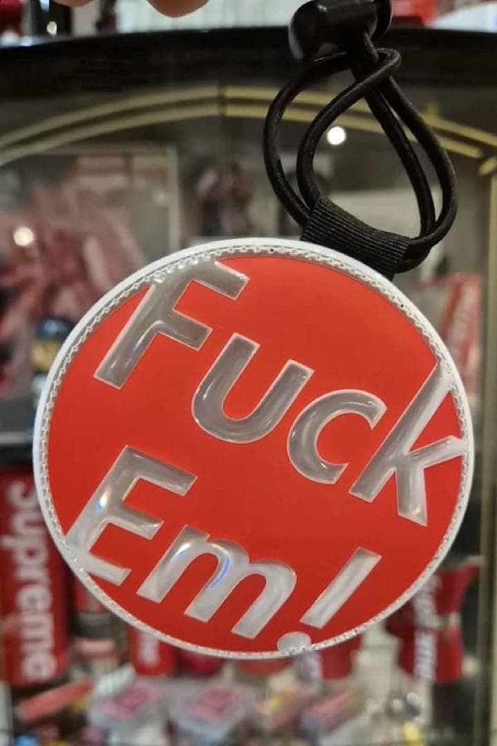 小物 Supreme Blue Lug Reflector \"Red\"