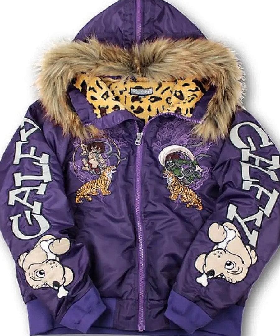 ガルフィー N-２B フライトジャケット YABAI 刺繍 大型犬