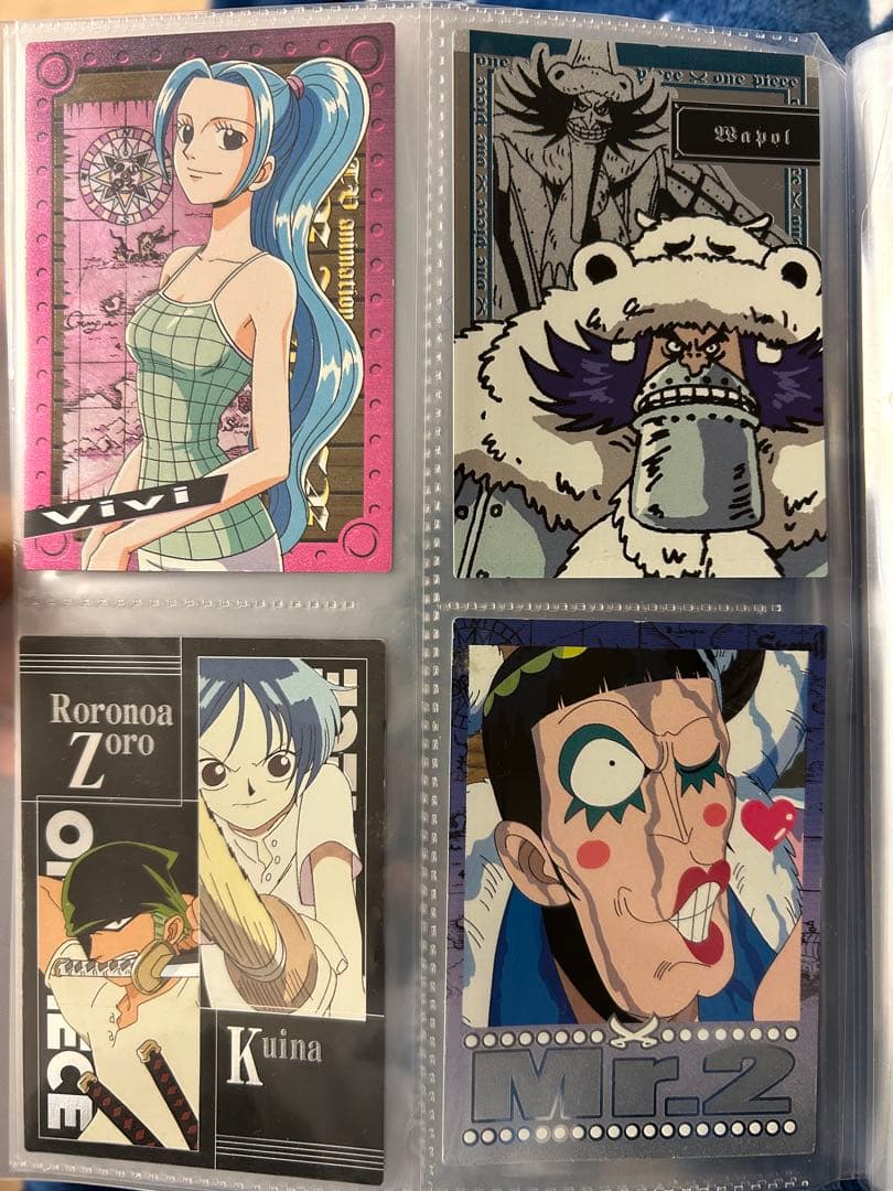 ワンピース エッチングカード　ゾロ　ビビ　Mr2 ボンクレー　クイナ　ワポル