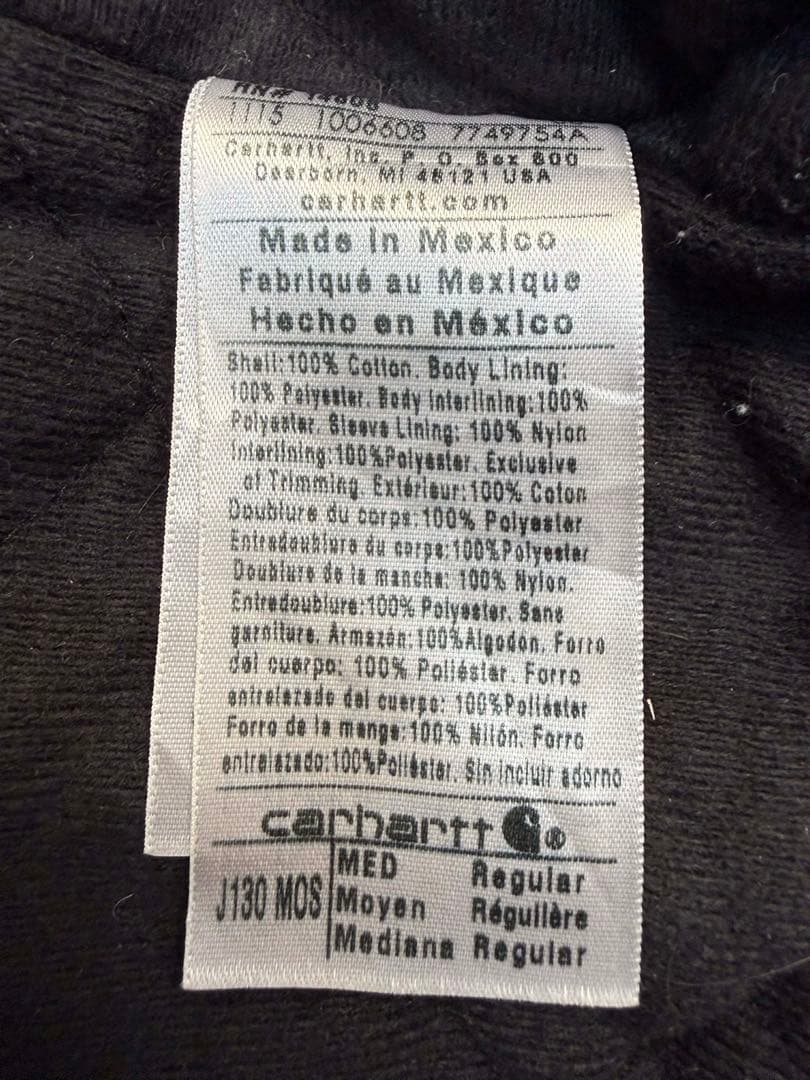 カーハートアクティブジャケット　J130 MOS