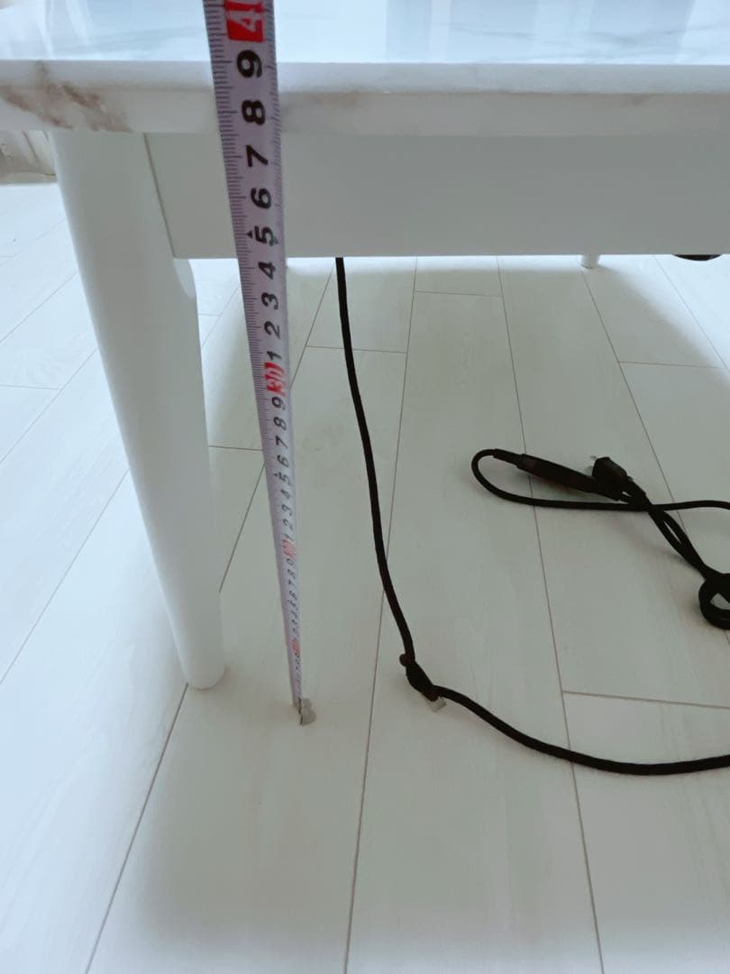 Francfranc 大理石調こたつ、こたつ布団セット