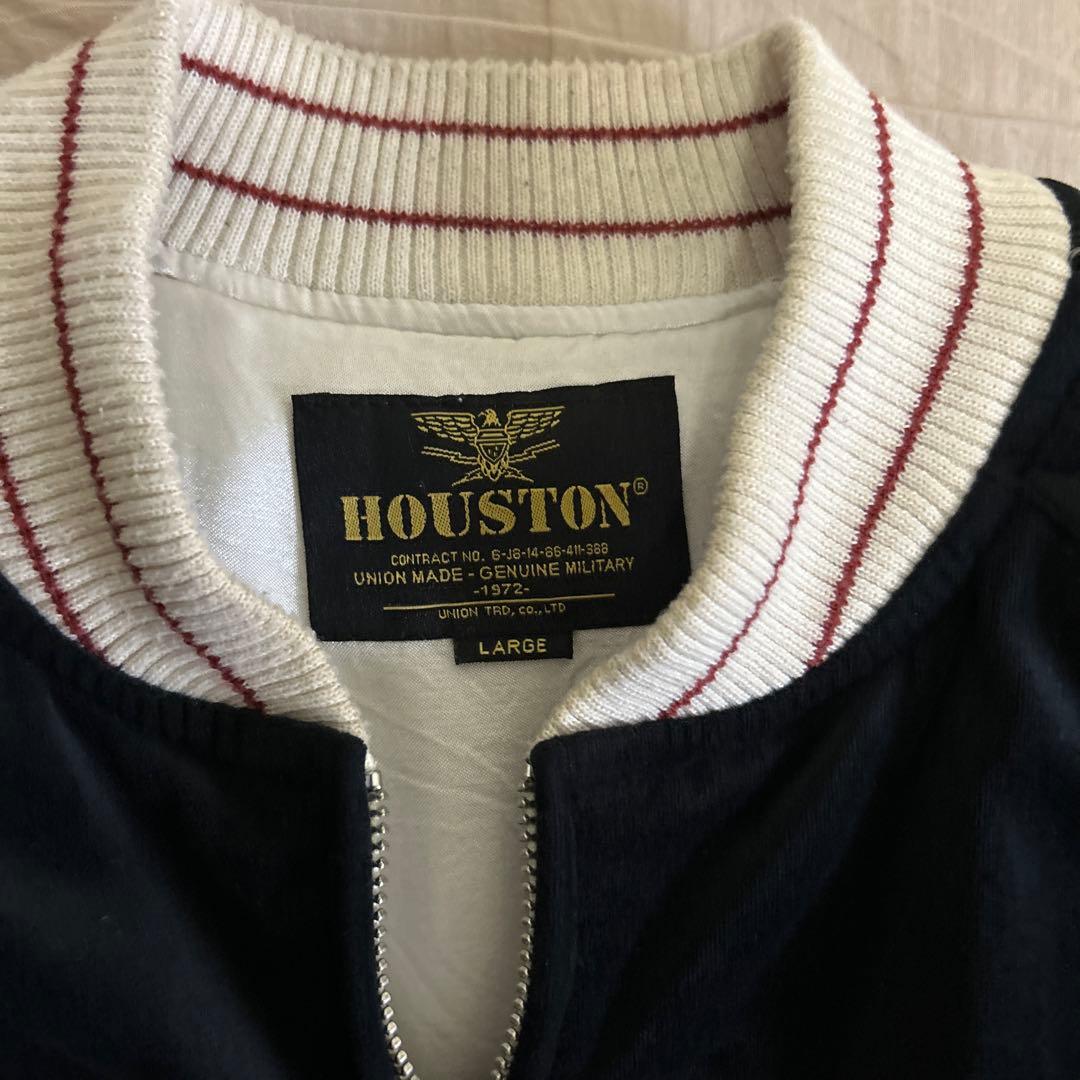 HOUSTON スーベニア ジャケット 別珍 ホワイトタイガー 虎