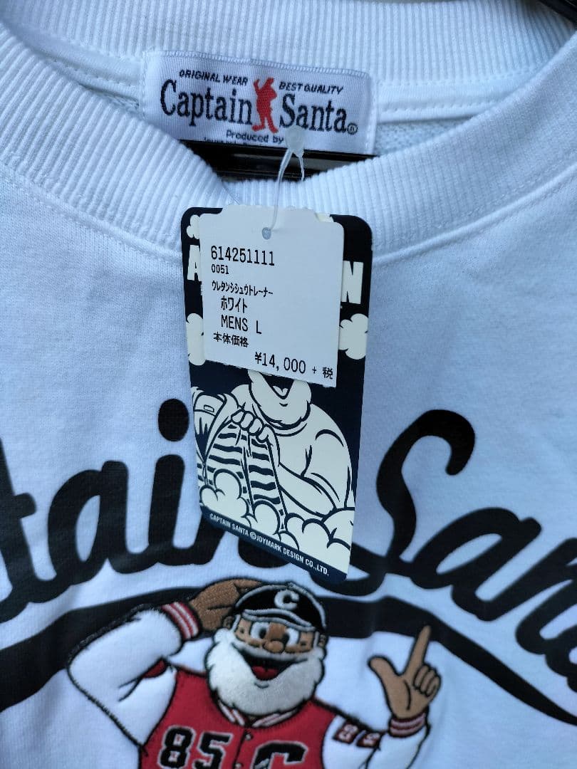 新品未使用品　キャプテンサンタ L スウェット 刺繍　スタジャン
