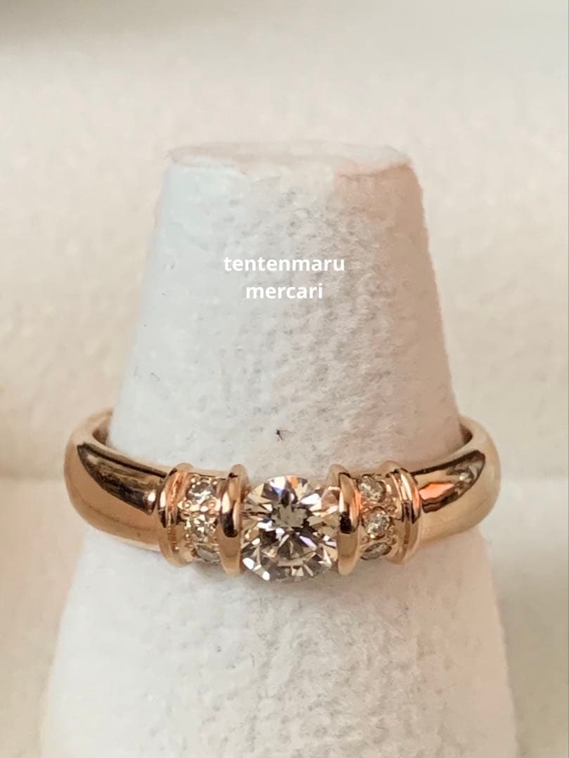 ☆*☆様 ESTELLE ☆ K18 0.46ct ダイヤモンドリング ☆美品☆