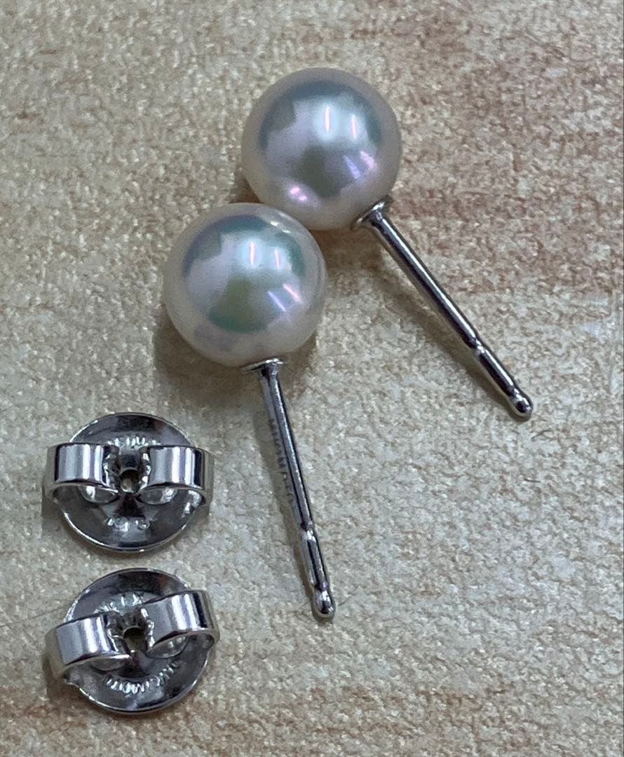 MIKIMOTO ミキモトK18 ゴールド　パール　 真珠　ピアス　アクセサリー