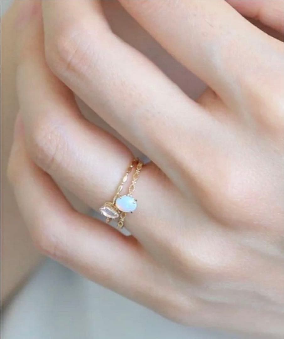 SIENA ROSE オパールリング