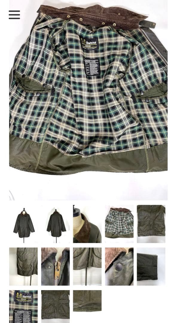 yoused barbour バブアー ジャケット border