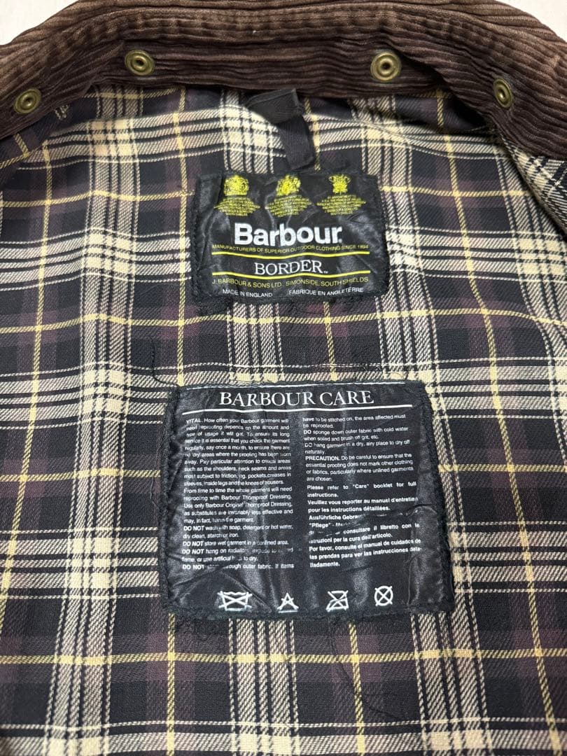 yoused barbour バブアー ジャケット border