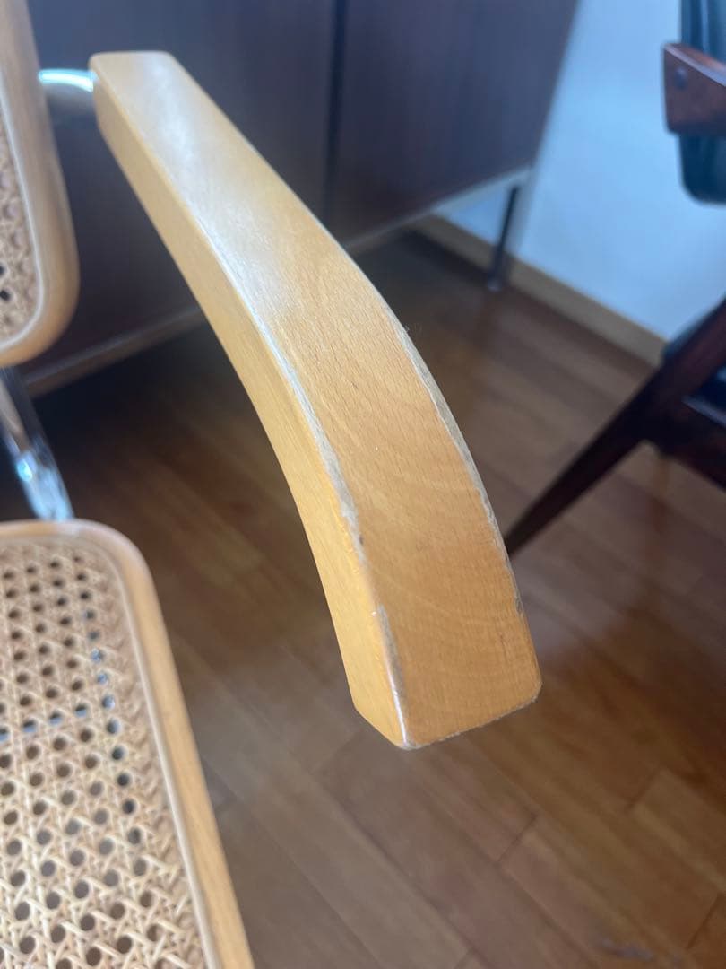 Cesca chair Marcel Breuer 89年イタリア製　張替済