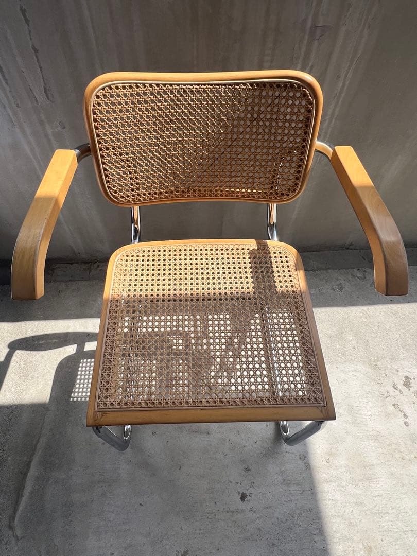 Cesca chair Marcel Breuer 89年イタリア製　張替済