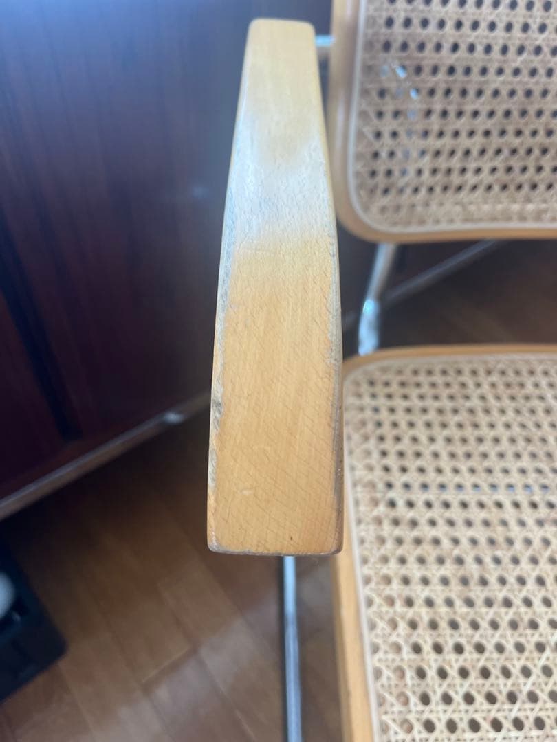 Cesca chair Marcel Breuer 89年イタリア製　張替済