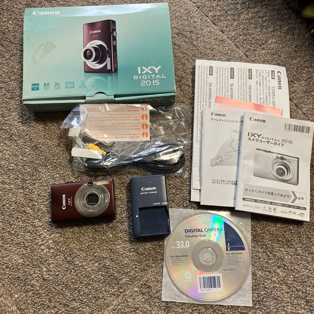 キャノンIXY DIGITAL 20ISデジカメ800万画素