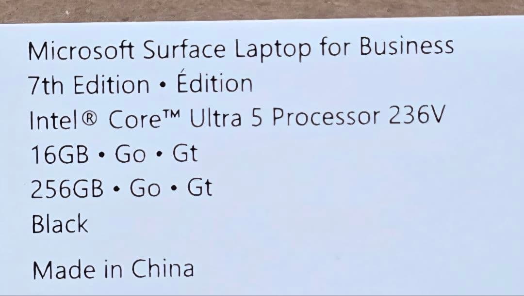 Surface Laptop 7 (Core Ultra 5 メモリ16GB)