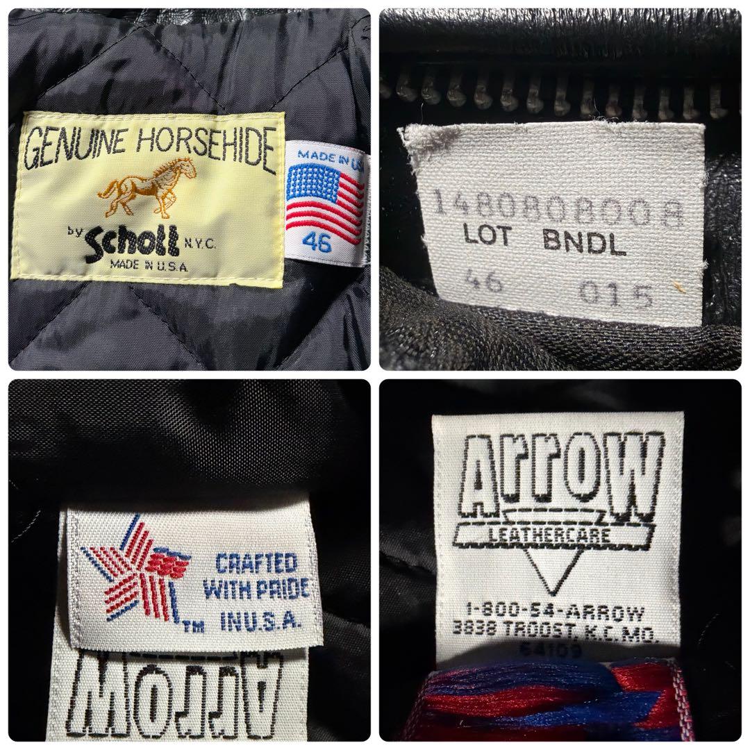 ペ*ノ様 極美品●schott ライダースジャケット　641HH ホースハイド