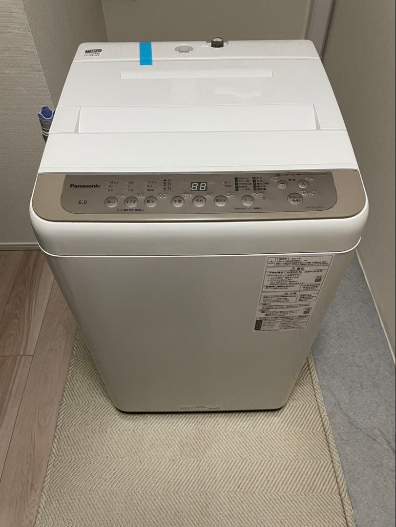 Panasonic 洗濯機 6.0kg NA-F60PB15 2021年製