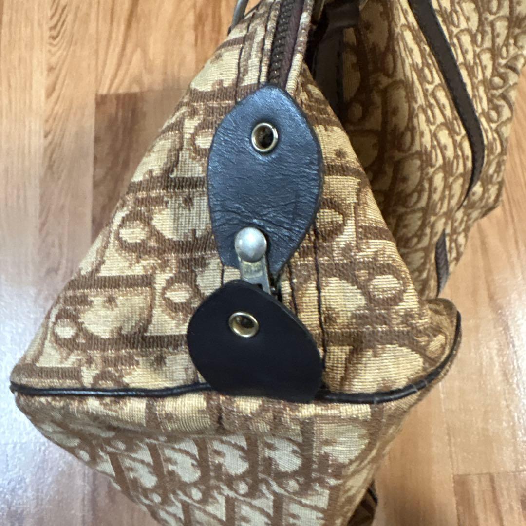 Christian Dior ヴィンテージ トロッター ミニボストン ブラウン