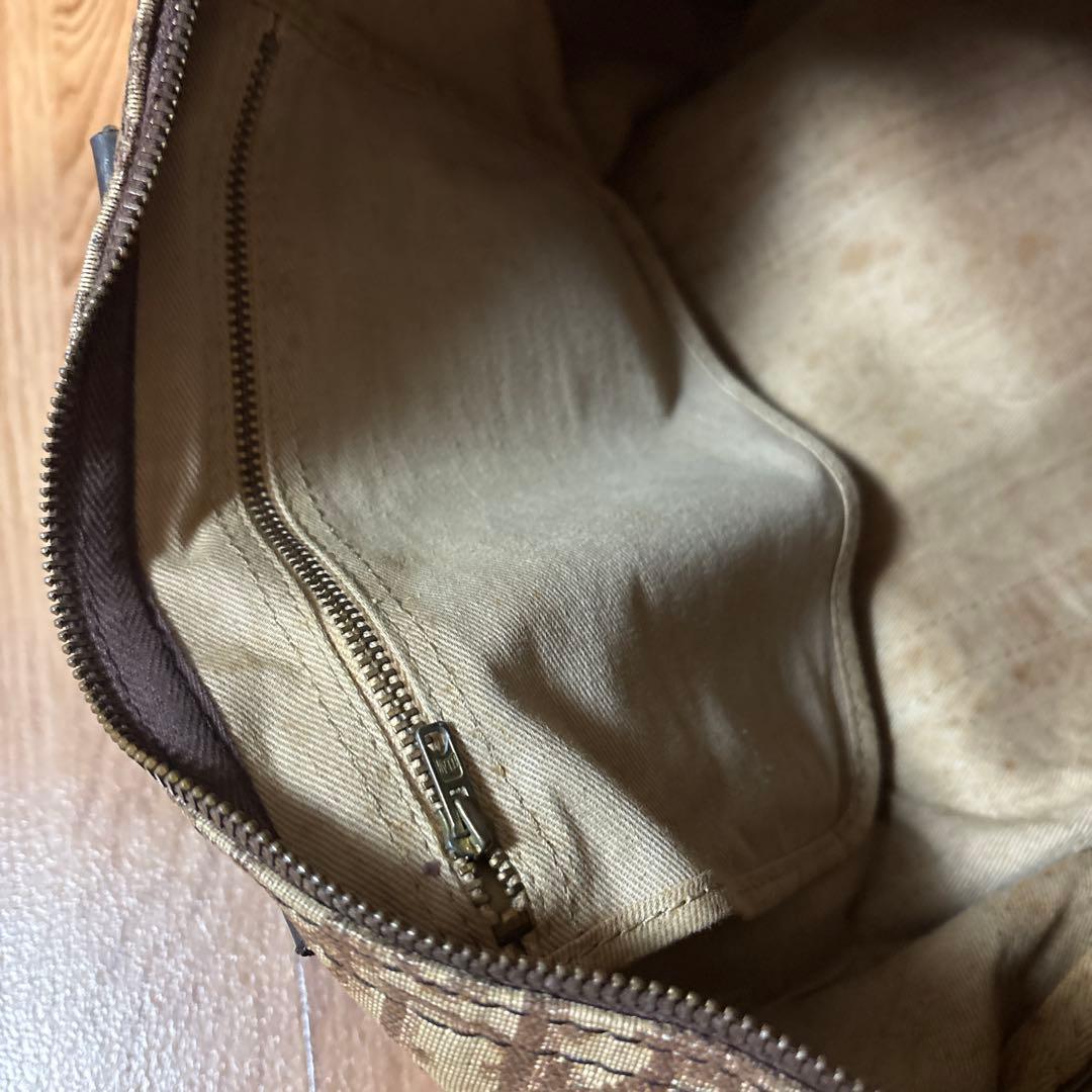 Christian Dior ヴィンテージ トロッター ミニボストン ブラウン