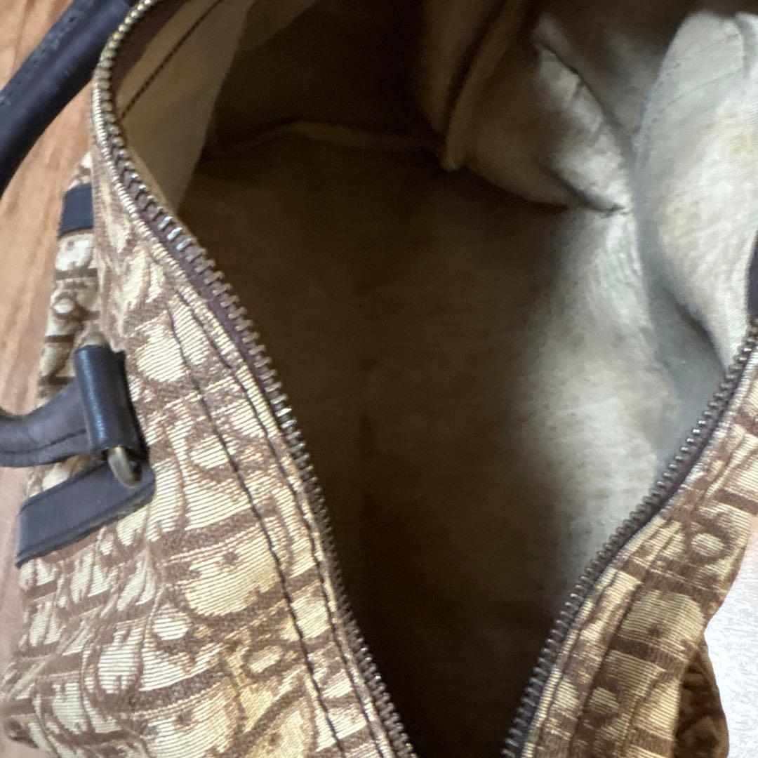 Christian Dior ヴィンテージ トロッター ミニボストン ブラウン