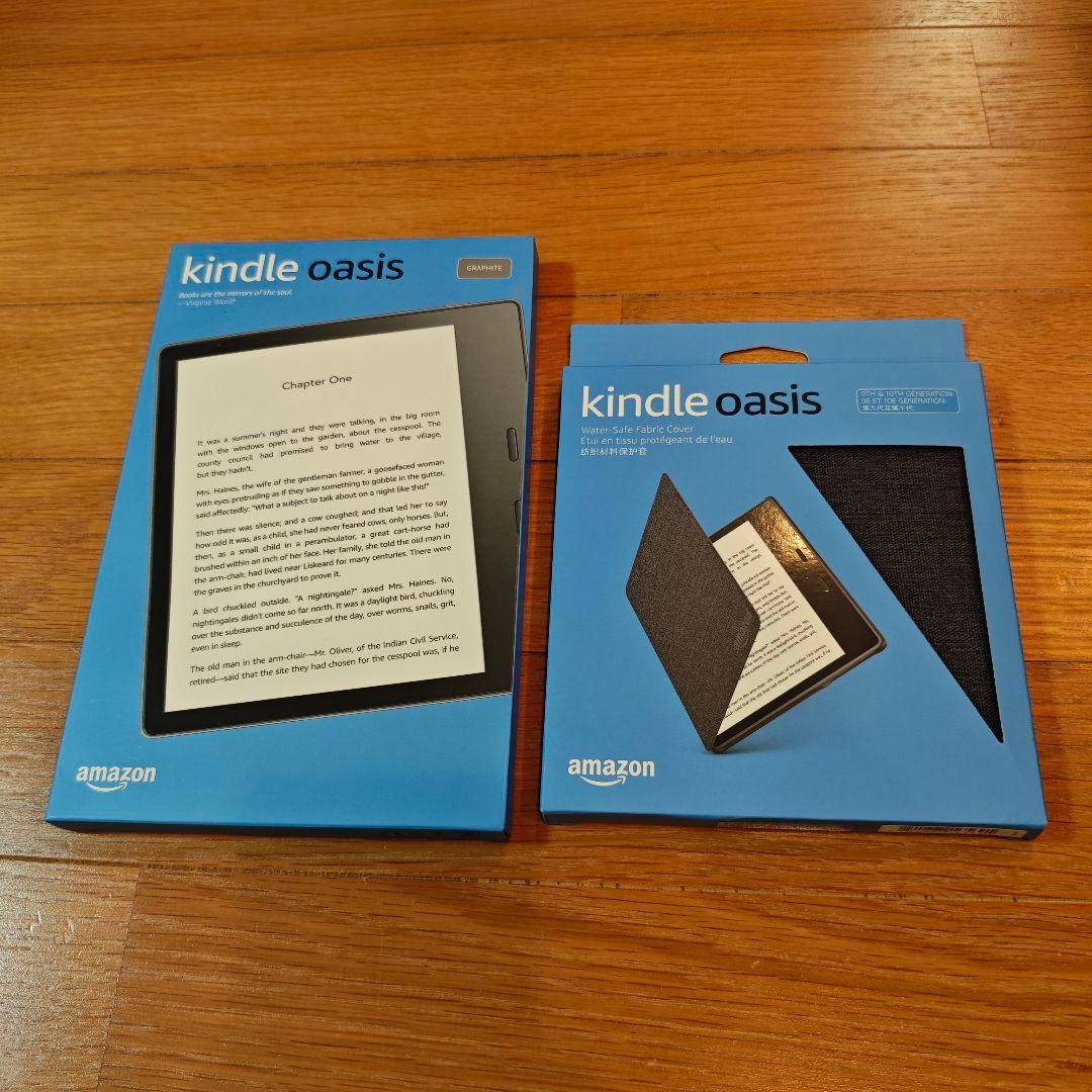 【超美品】Kindle Oasis 本体 純正ケース付き 箱付き 広告なしモデル