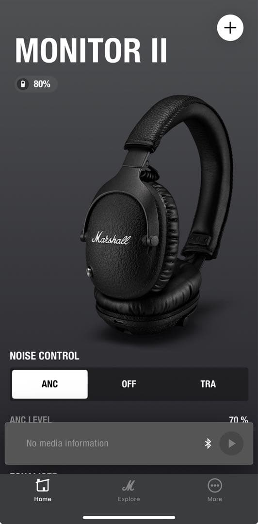 Marshall MONITOR II ANC. ワイヤレスヘッドホン