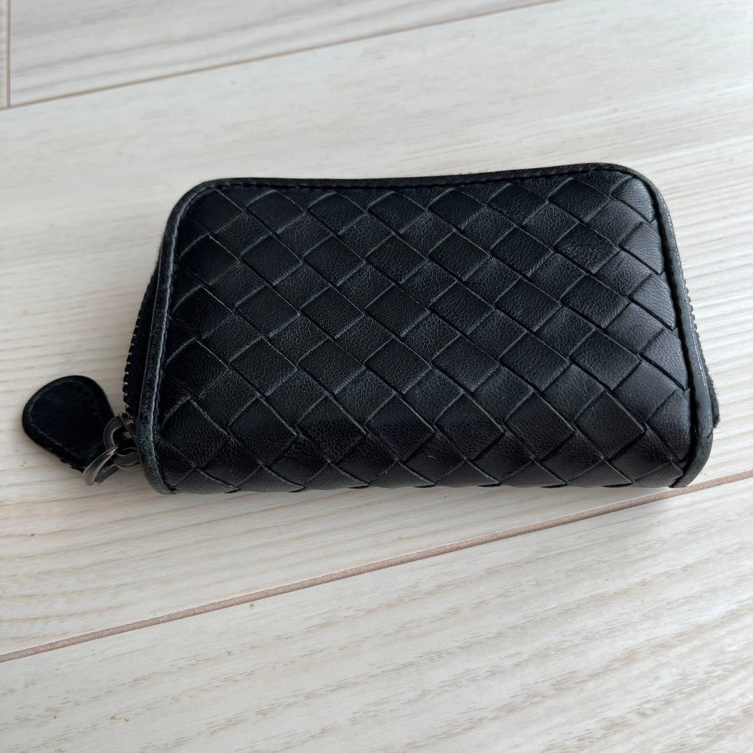 ラウンドジップ ケース 小銭入れ ブラック メンズ