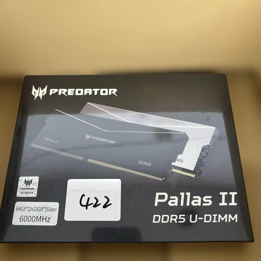 422 Acer Predator Pallas II DDR5 未開封