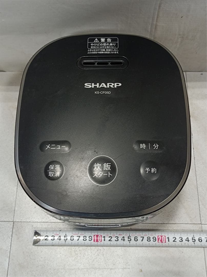 [八6838] シャープ 2024年製 炊飯器KS-CF05D-B 3合
