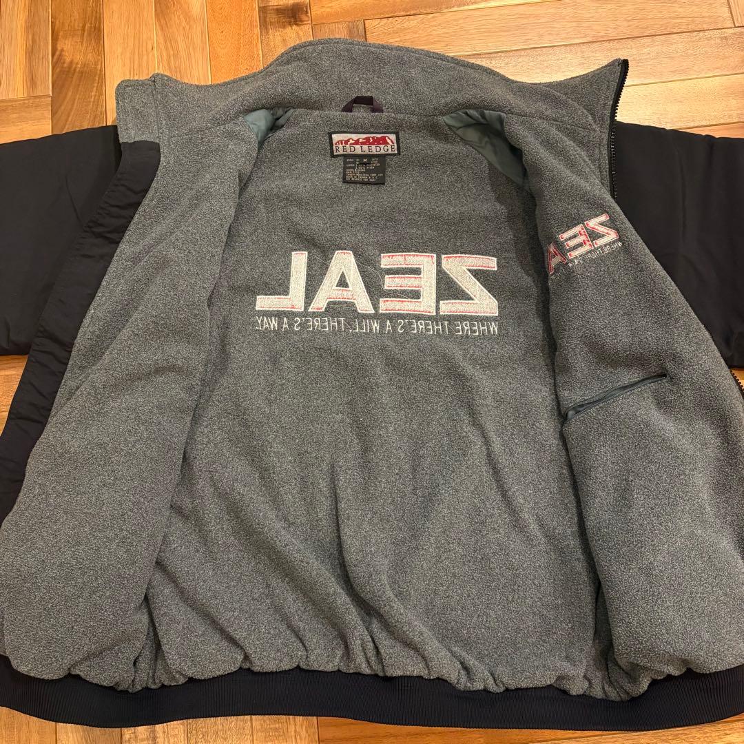 ZEAL ウォームアップジャケット シェルドシンチラ　patagonia 黒　M