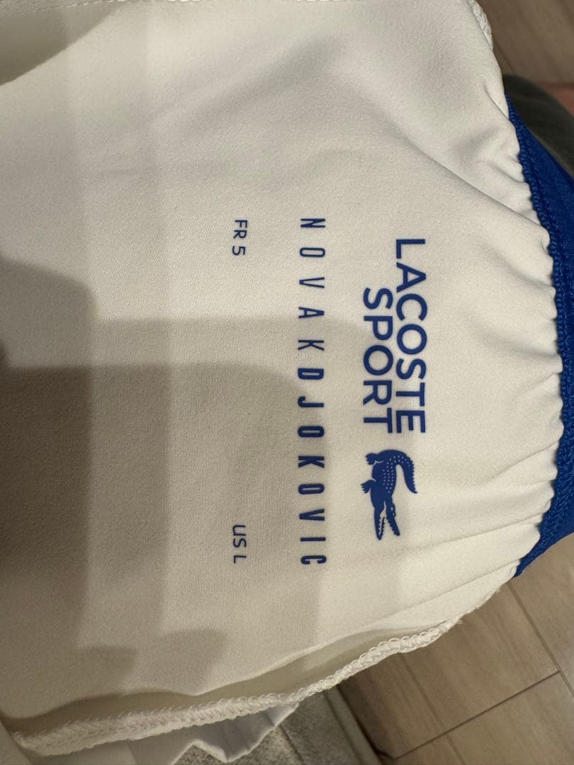 Lacoste ゲームシャツ/パンツ　ジョコビッチモデル USサイズL