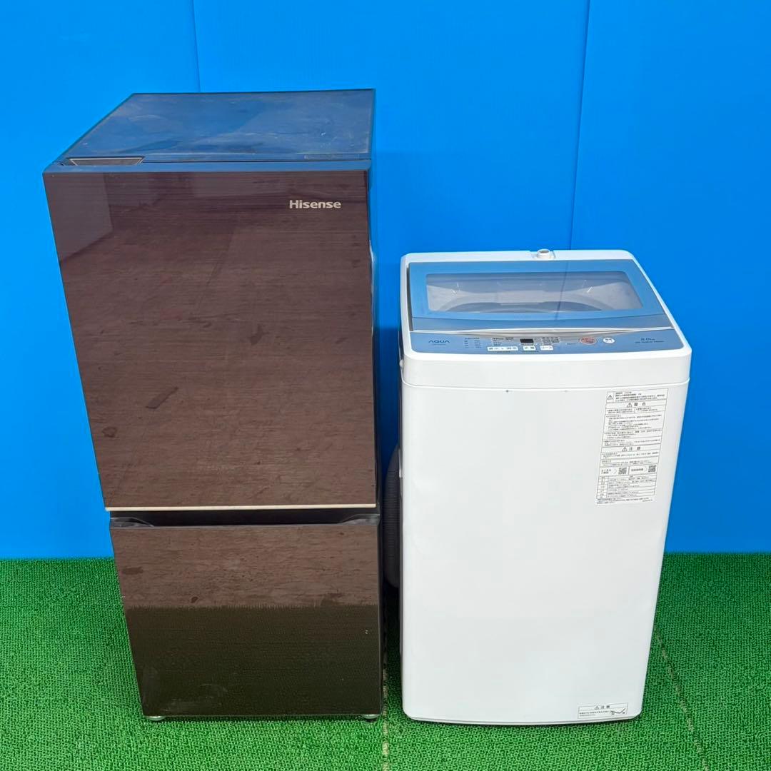 692 鏡面　冷蔵庫　洗濯機　極美品セット　一人暮らし向　小型　新生活応援