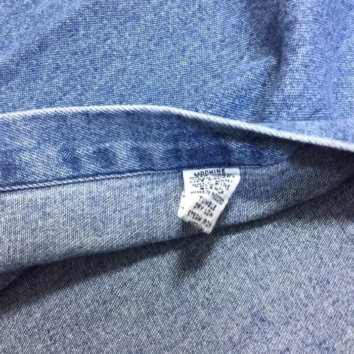 美品 ＸＬ ラルフローレ インデイゴ 長袖シャツ デニムシャツ ヴィンテージ