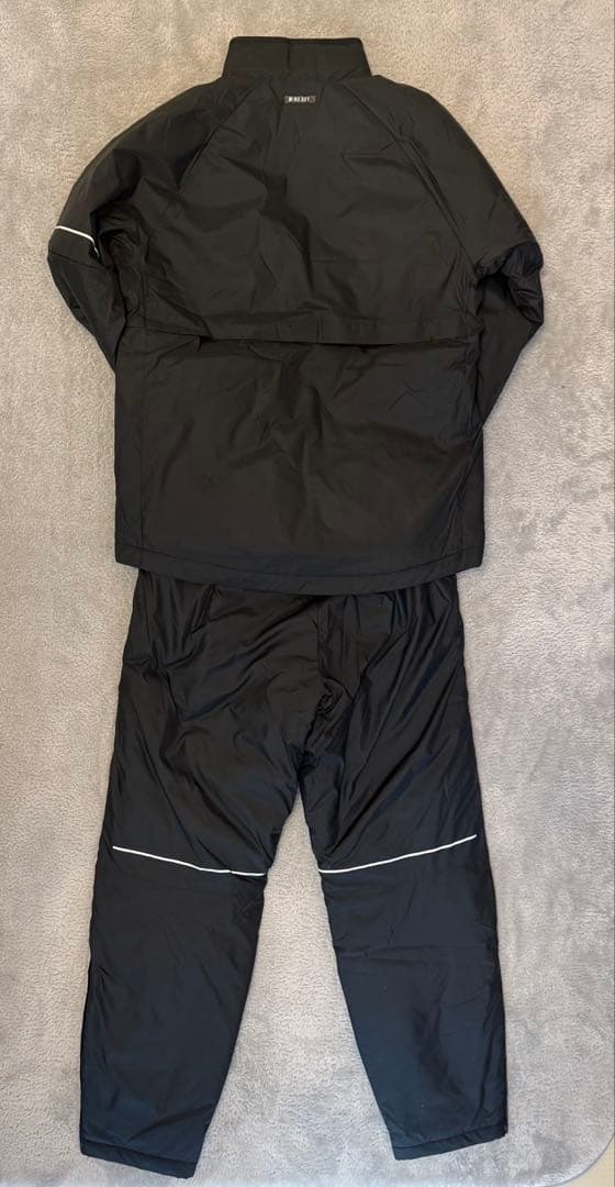 新品　アディダス　メンズ　中綿ウィンドブレーカー　上下セットアップ　黒　L