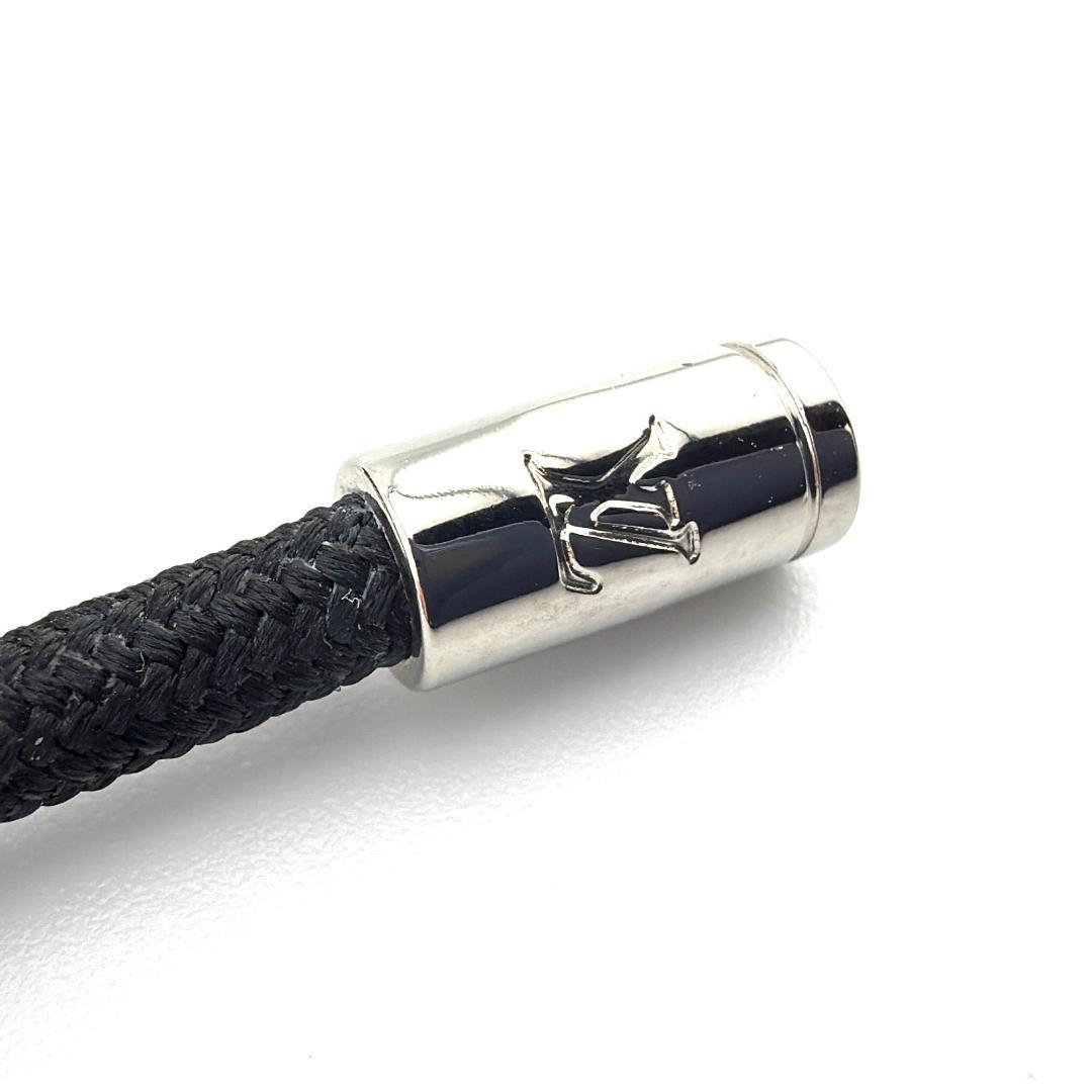 ルイヴィトン M67417 ブラスレ LVスペース メンズ ブレスレット 黒