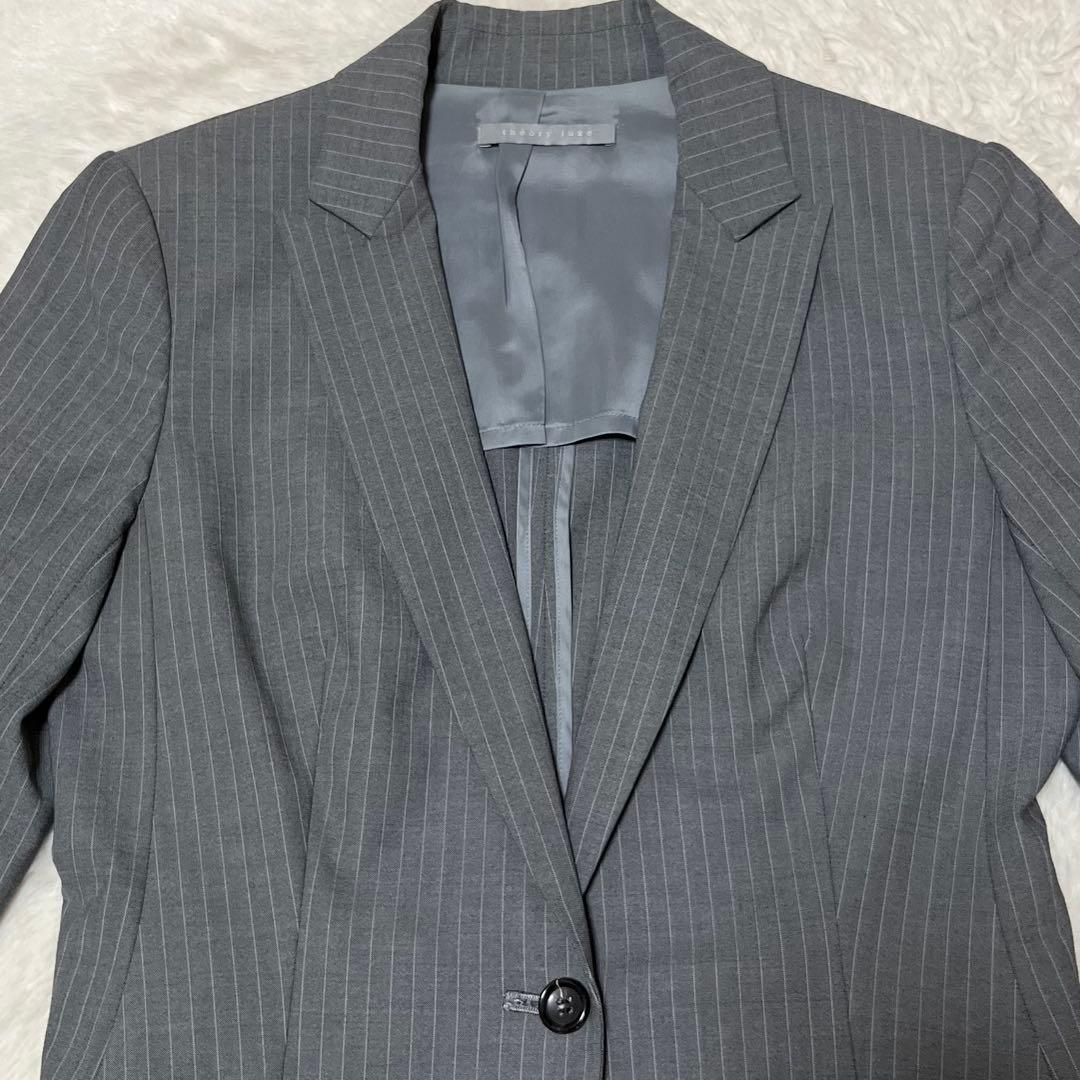 セオリーリュクス　ロロピアーナ　ジャケット　パンツ　セットアップ　グレー　38