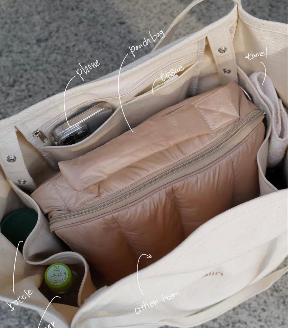 【新品・未使用】calin multi big tote bag トートバッグ