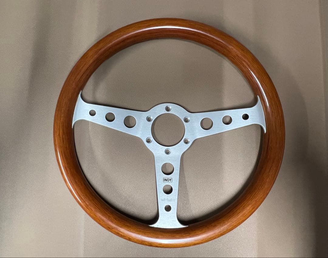 momo INDY ウッド 35φ 当時もの