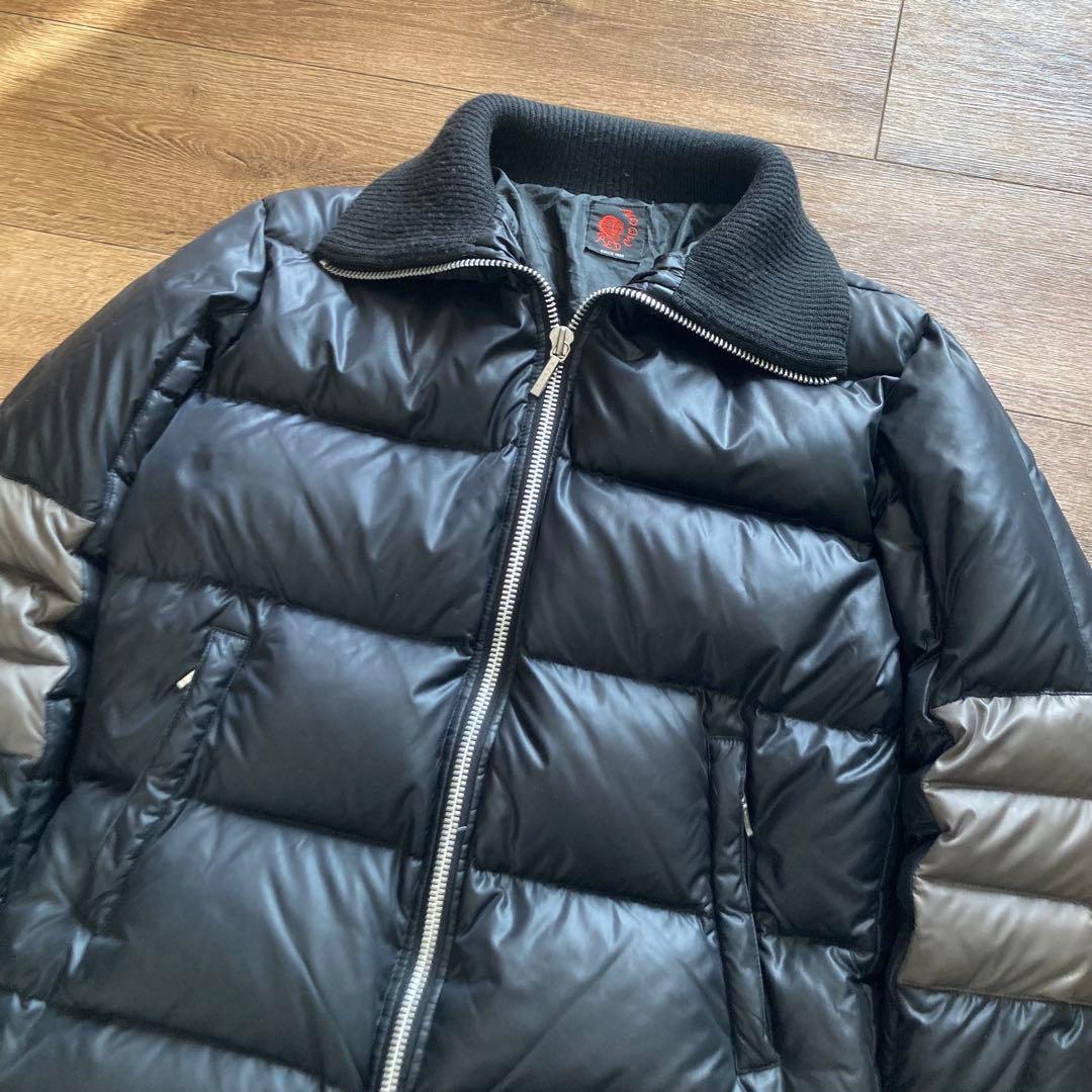 希少 XL相当 RED MOON レッドムーン ダウンジャケット リブ切替 黒