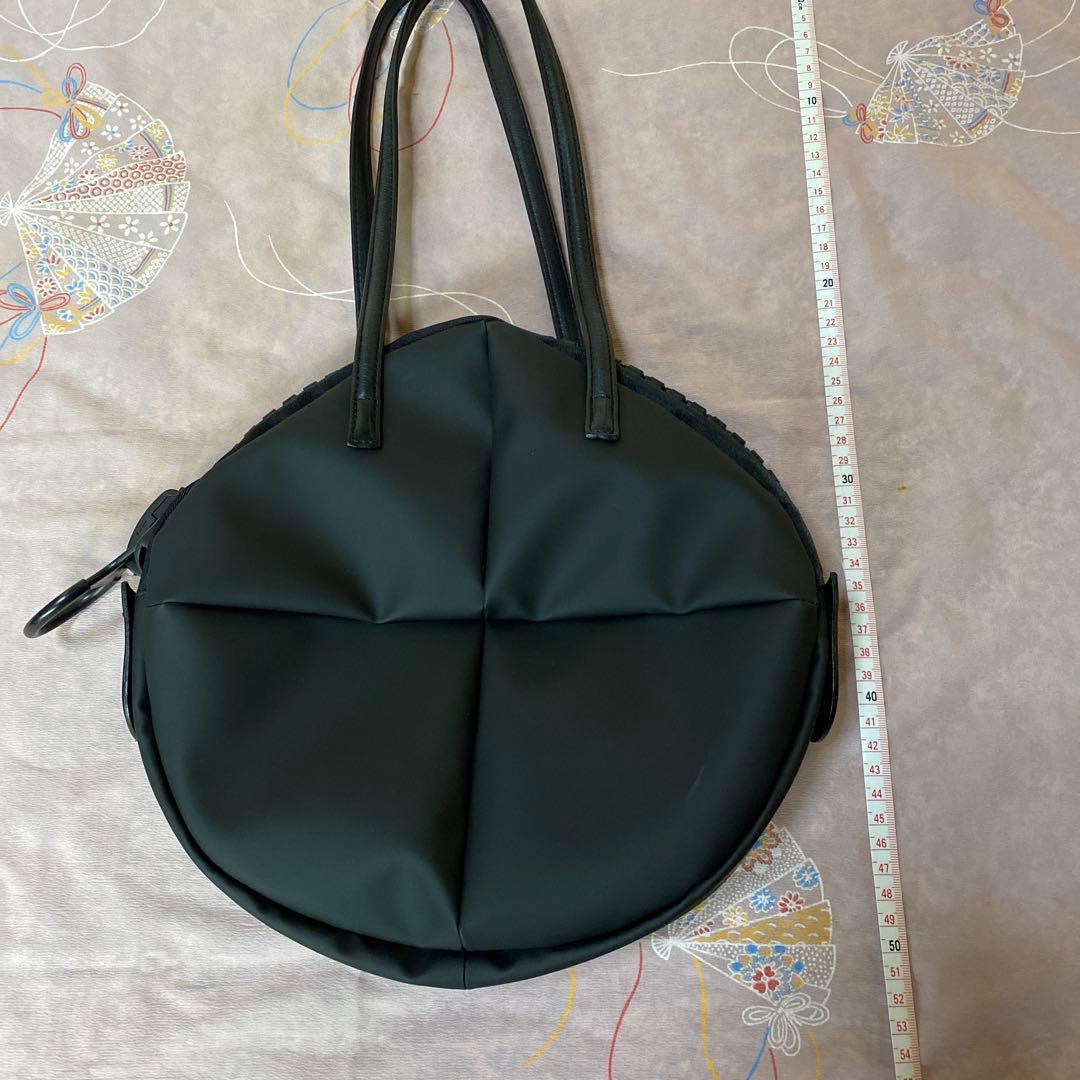 kawakawa 黒ビックジップシュルダー&ハンドバック本革