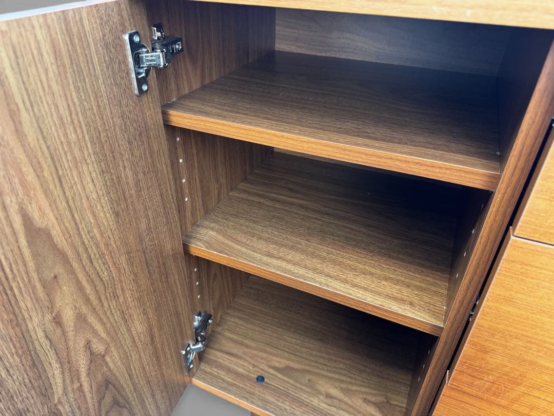 【訳あり】unico　ウニコ　HOLM　ホルム キャビネット　ウォールナット