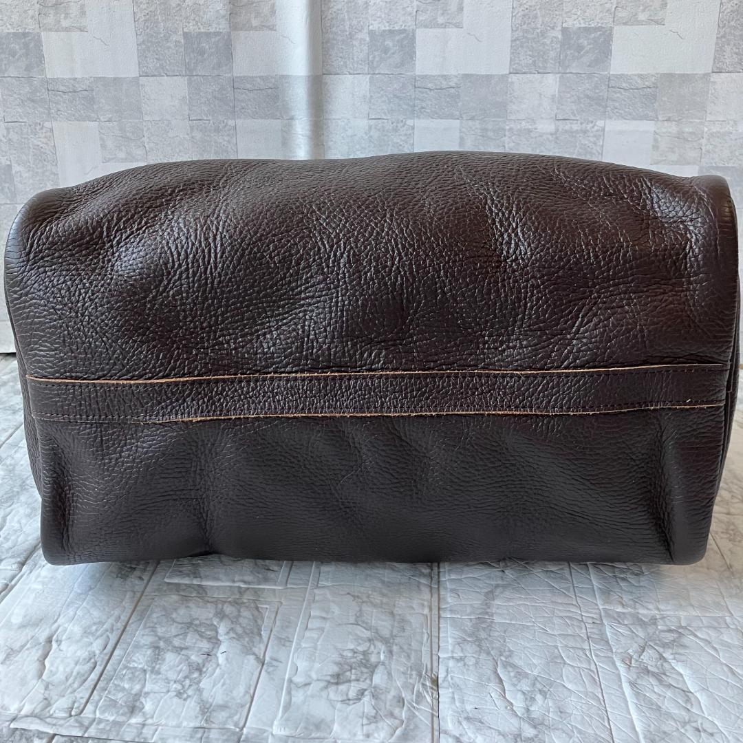 美品◎ヤングアンドオルセン EMBOSSED LEATHER BOSTON S