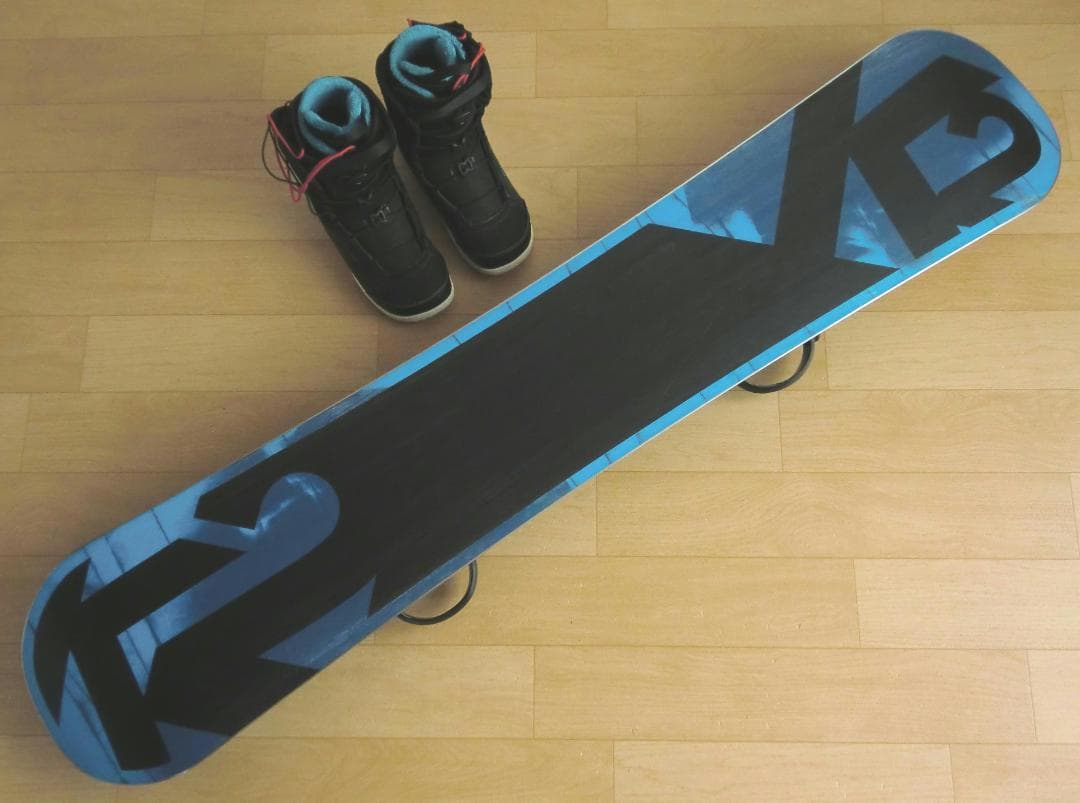 ■■送料無料■K2■メンズスノボフルセット■板152靴25.5■WAX済■■