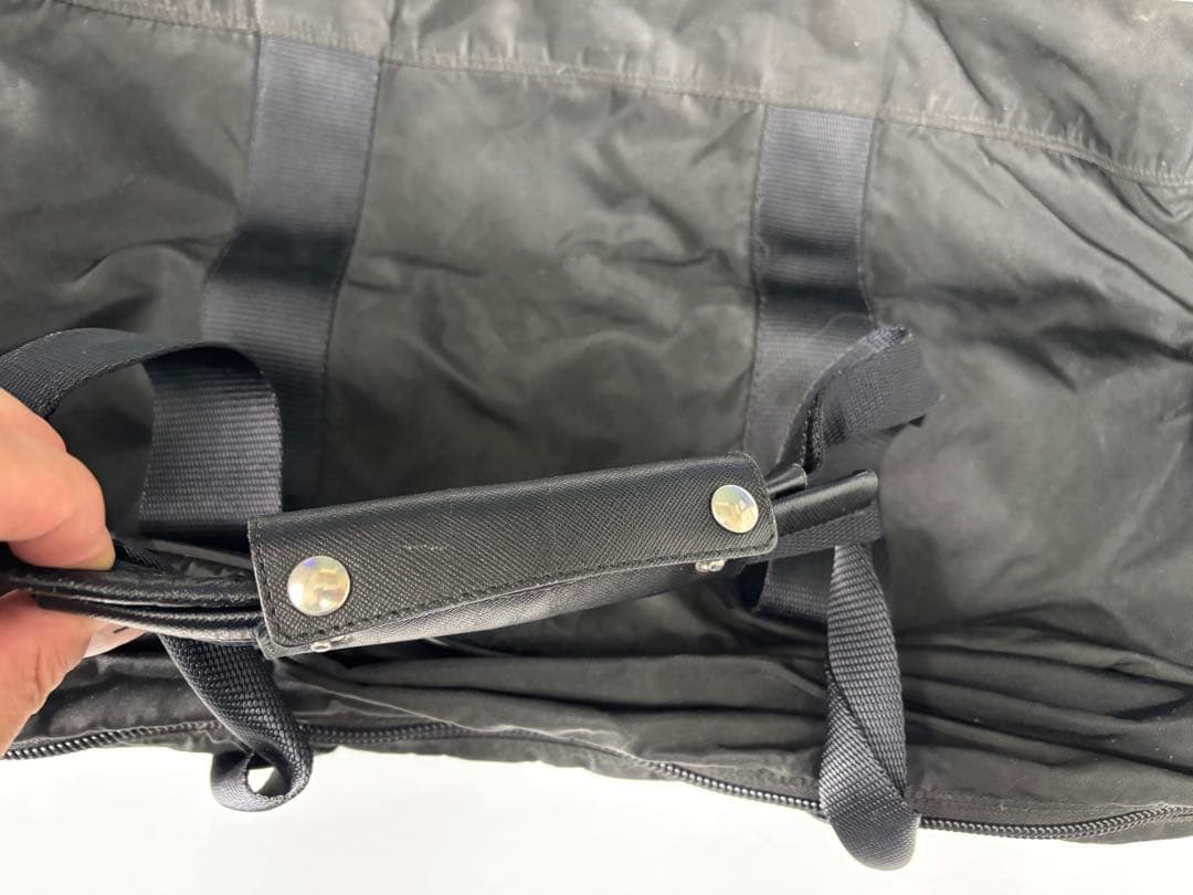 PRADA ブラック ボストンバッグ 約70cm