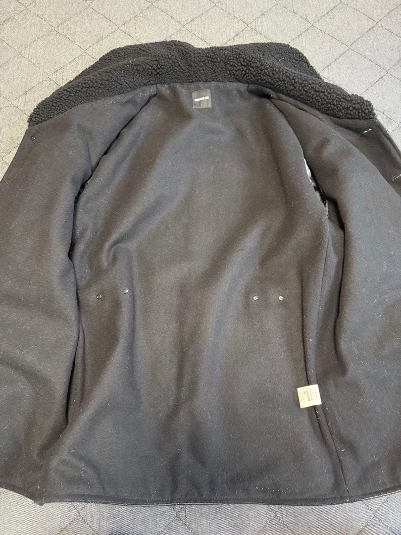 UNCHANGING LOVE [アンチェンジングラブ]レザーカーコート XL